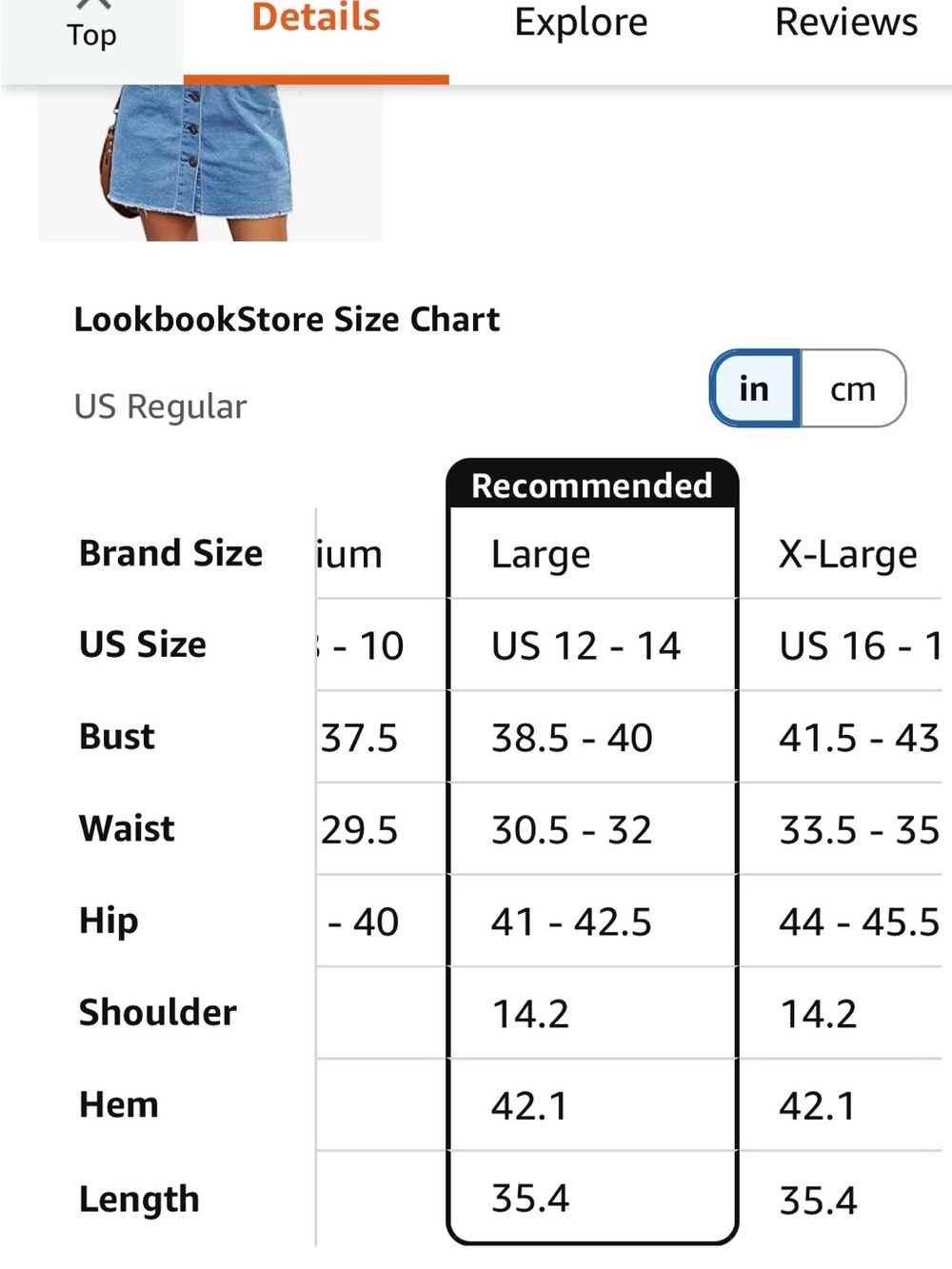 Blue Denim Overall Dress with V-Neckline - Picture 6 of 6